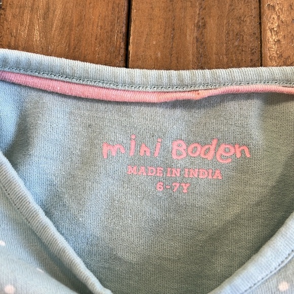 Mini Boden polka dot mouse with horn tee - Picture 3 of 5